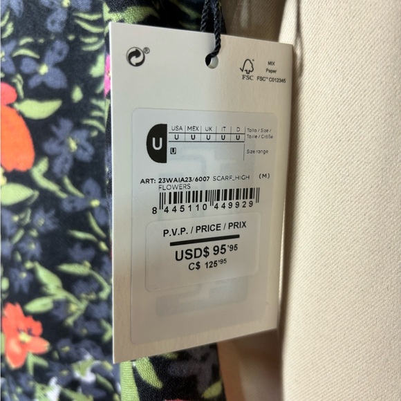 🔥NWT Desigual Long Scarf/Shawl - Picture 9 of 11